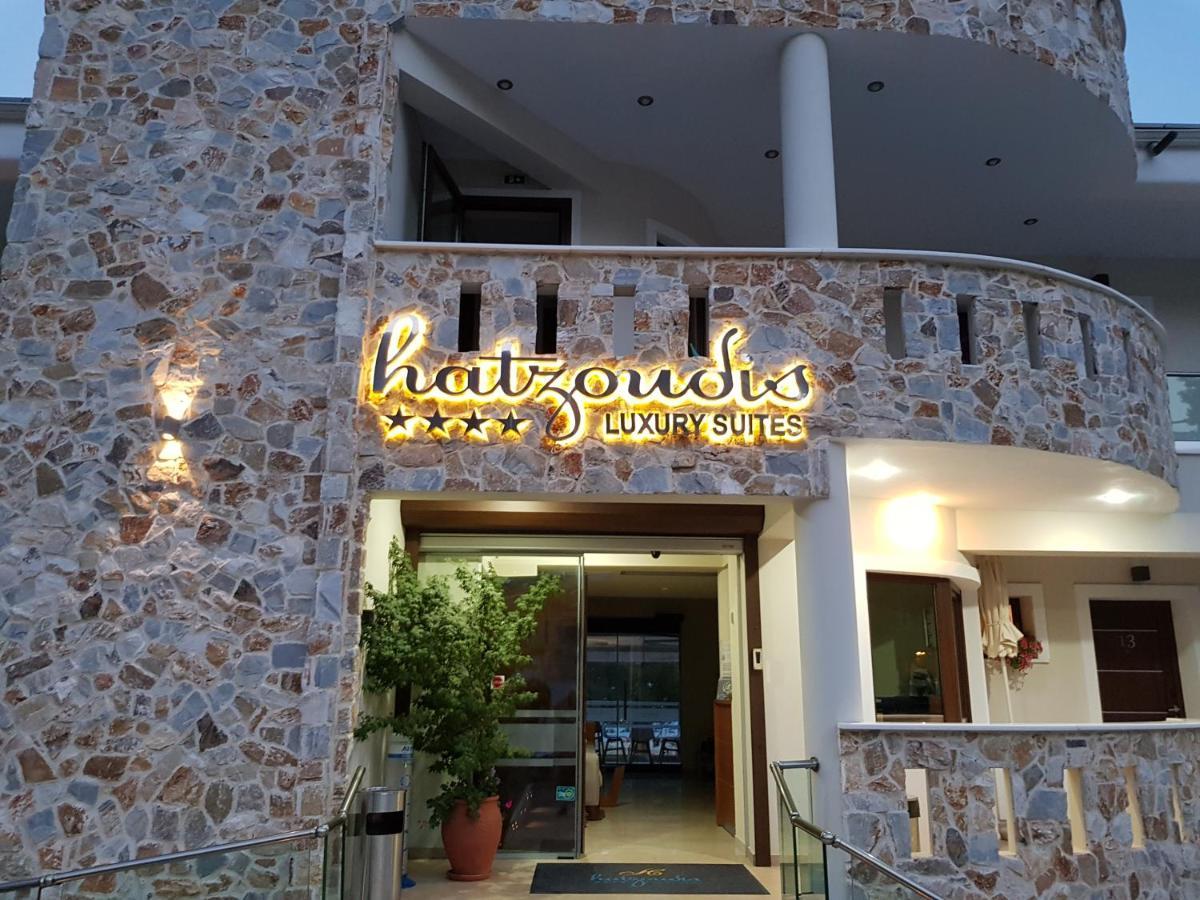 Hatzoudis Luxury Suites Chrysi Ammoudia Exterior foto